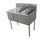 Advance Tabco 4-2-60, Sink, (2) Two Compartment