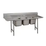 Advance Tabco 9-23-60-36RL, Sink, (3) Three Compartment