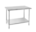 Advance Tabco AG-364, Work Table,  40" - 48", Stainless Steel Top