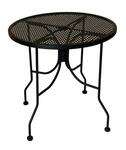 American Tables & Seating ALM36, Mesh Top Round, Outdoor Table-P