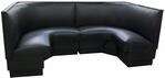 American Tables & Seating AS-36-12-GR4, Plain Back, Single Booth