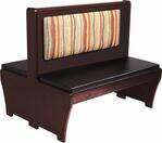 American Tables & Seating AWD-48, Wood Booth, Double Booth