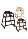 American Tables & Seating HCW-N, Wood Seat & Back, High Chair