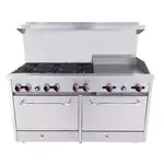 BakeMax , BAS36-24-2, Range, 60" Restaurant, Gas