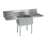 BK Resources BKS-1-1620-12-18T, Sink, (1) One Compartment