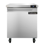 Continental Refrigerator SWF27N, Freezer Counter, Work Top