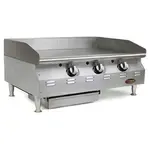 Eagle Group CLAGGD-48-NG, Griddle, Gas, Countertop