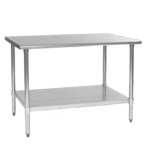 Eagle Group T2460E, Work Table,  54" - 62", Stainless Steel Top