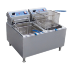 Globe PF32E, Fryer, Electric, Countertop, Split Pot