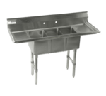 Klingers Trading CON32D, Sink, (3) Three Compartment