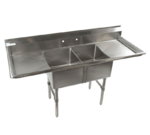 Klingers Trading ECS22D, Sink, (2) Two Compartment