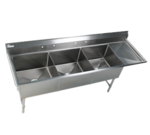 Klingers Trading EIT3DR, Sink, (3) Three Compartment