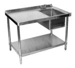 Klingers Trading STB2472BR, Work Table, with Prep Sink(s)