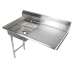 Klingers Trading UDT48R, Dishtable, Soiled, Undercounter