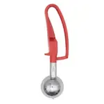 Vollrath , 47397, Disher, Standard Round Bowl, Stainless Steel, Red, 24