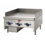 Wells HDTG-3630G, Griddle, Gas, Countertop