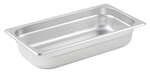Winco SPJM-302, Steam Table Pan, Stainless Steel